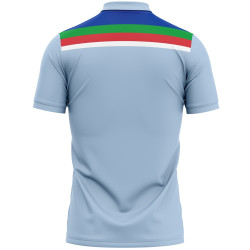 England Blue ODI World Cup 2019 Half Sleeves Cricket Fan Jersey - 100% Dryfit Polyester