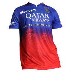 Royal Challengers Bangalore IPL Replica jersey 2024 (RCB 2024 IPL Jersey with Name Personalization)