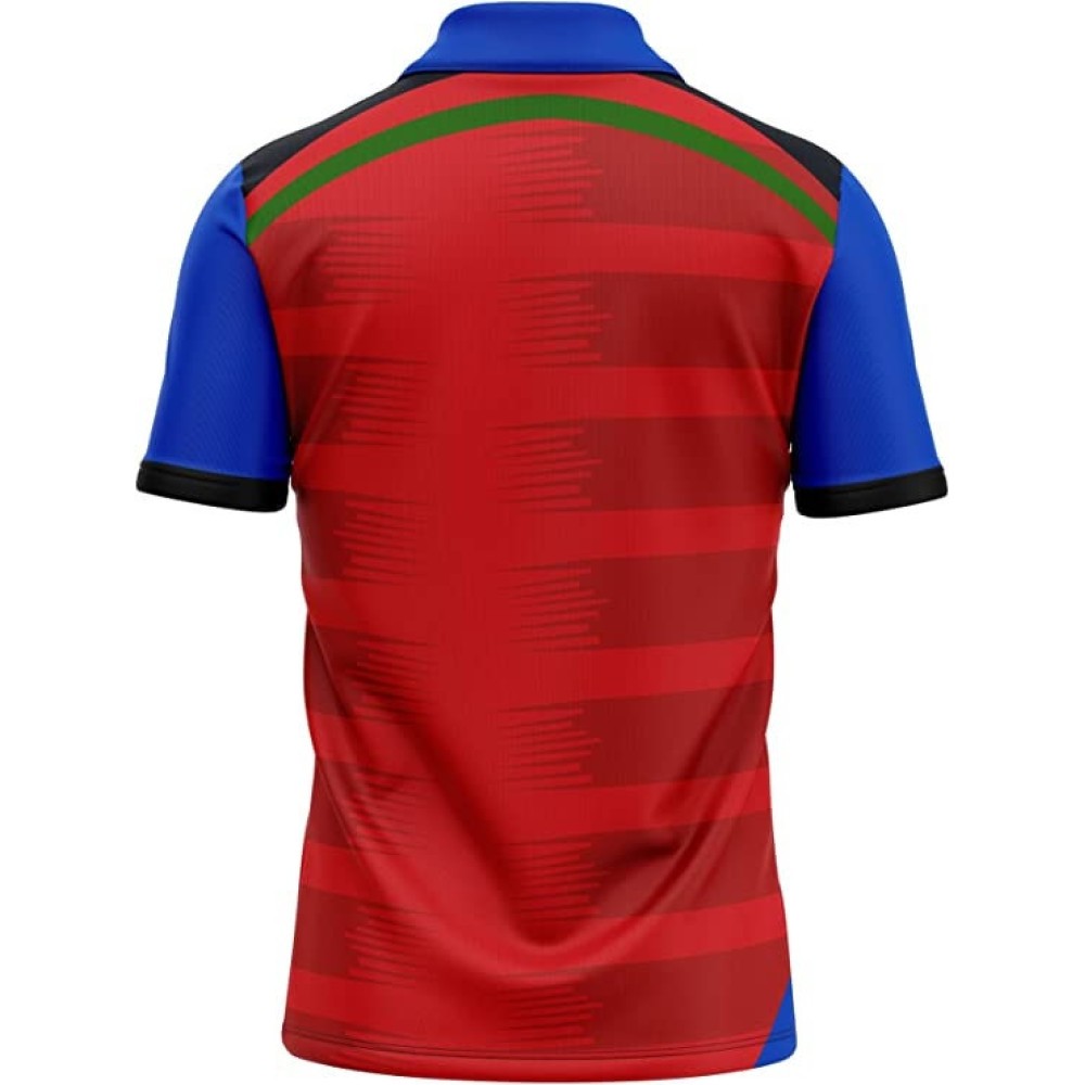 Afghanistan 2022 T20 World Cup Half Sleeves Cricket Fan Jersey - 100% Dryfit Polyester - With Name Personalization Afghanistan 2022 T20 World Cup Half Sleeves Cricket Fan Jersey - 100% Dryfit Polyester - With Name Personalization