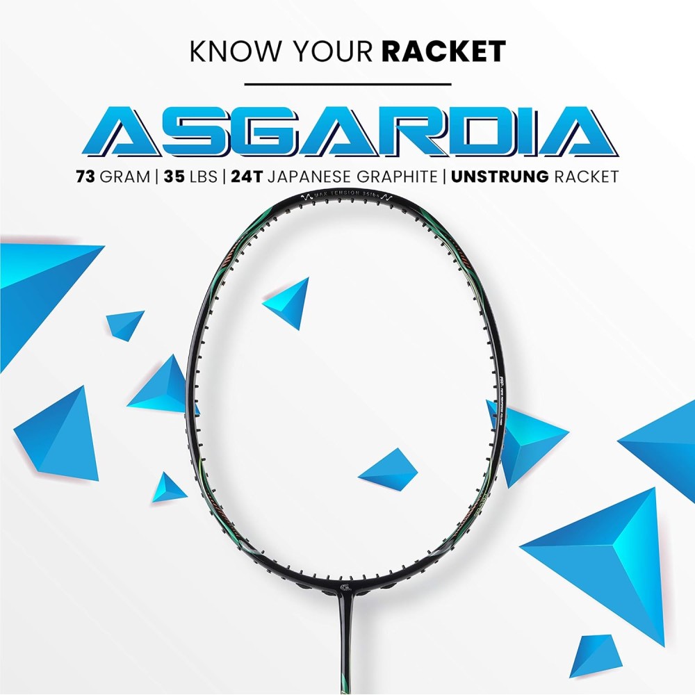 Apacs Asgardia Lite Badminton Racket (Black Green) Apacs Asgardia Lite Badminton Racket (Black Green)