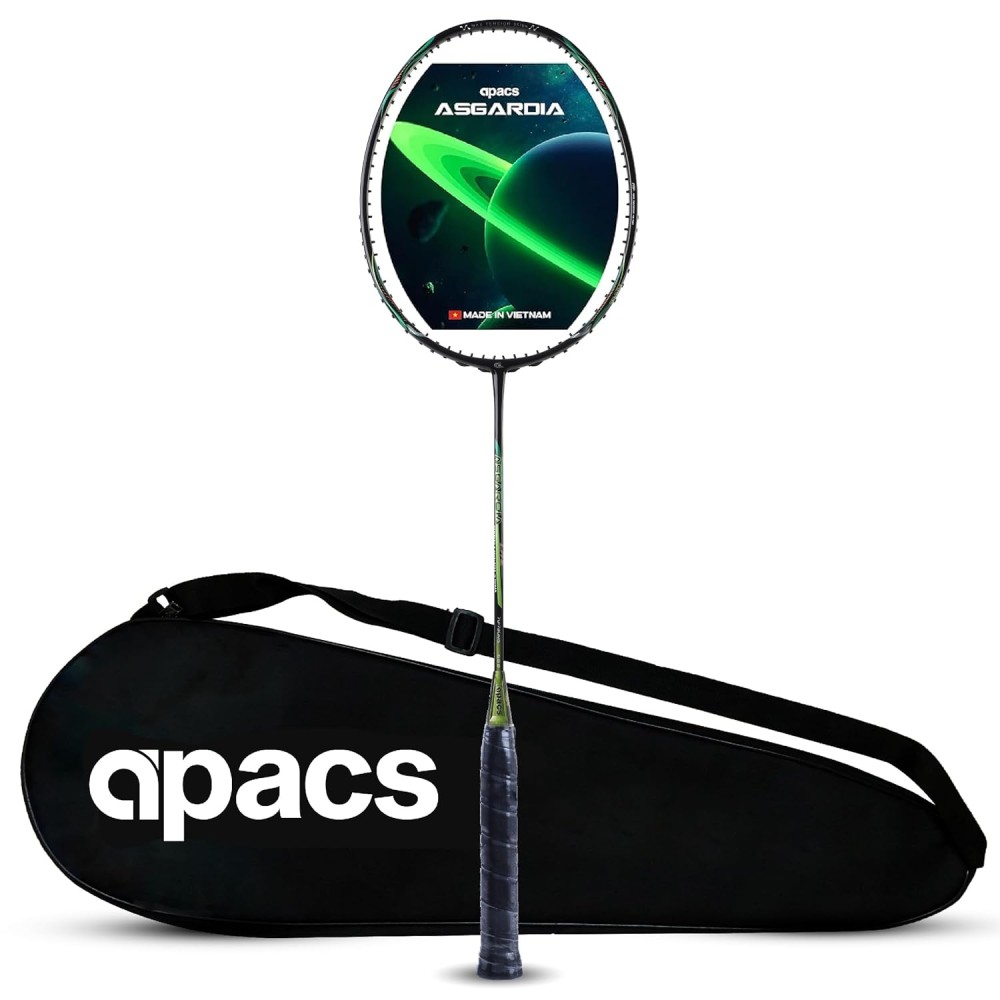 Apacs Asgardia Lite Badminton Racket (Black Green) Apacs Asgardia Lite Badminton Racket (Black Green)