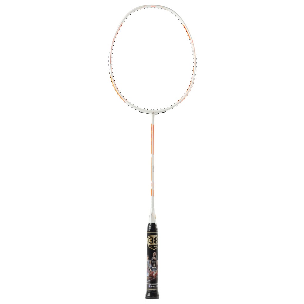 Apacs Dual Power & Speed Badminton Racket (White/Green/Orange)
