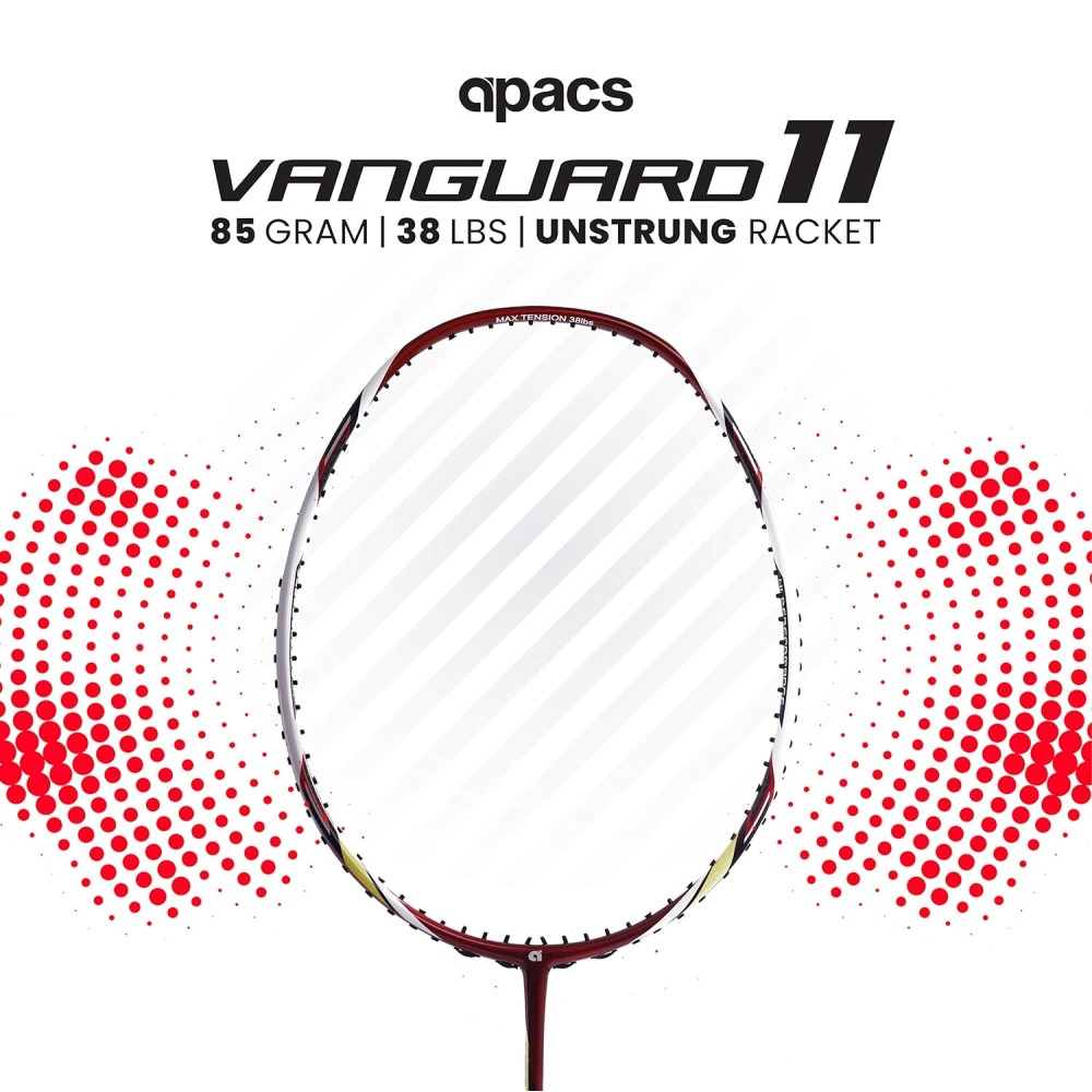 Apacs Vanguard 11 Badminton Racket (Black) Apacs Vanguard 11 Badminton Racket (Black)