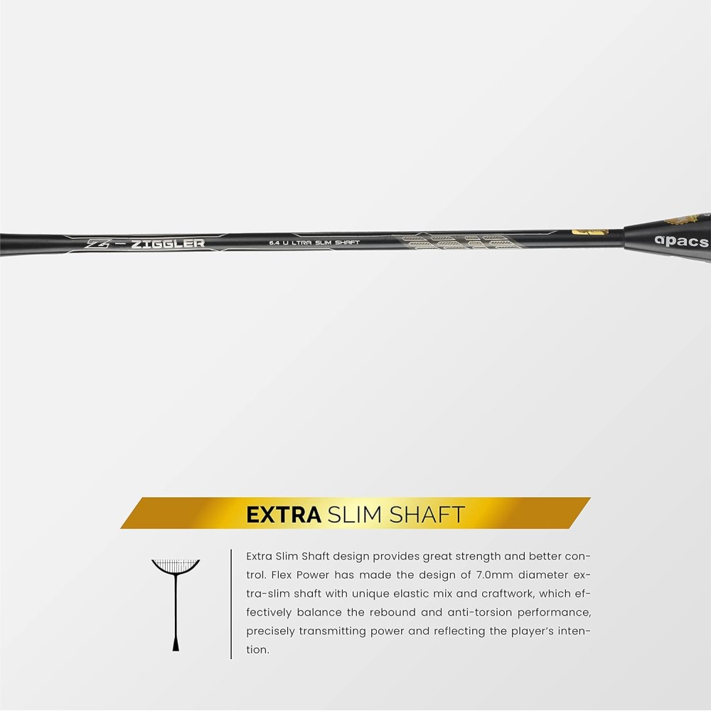 Apacs Z Ziggler (Black) Badminton Racket Apacs Z Ziggler (Black) Badminton Racket
