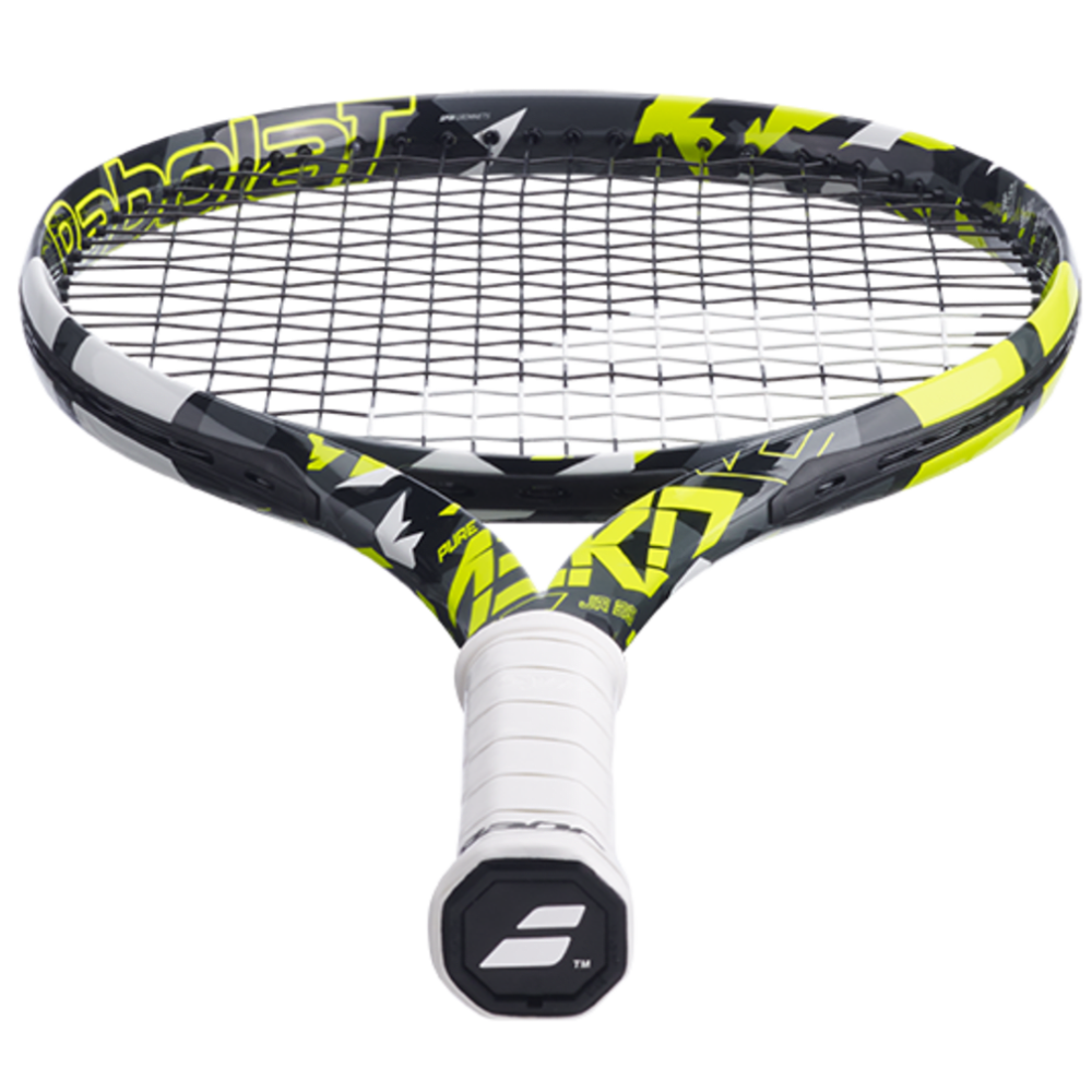 Babolat Aero Junior 26 Tennis Racquet - 240 g - Grey Yellow White