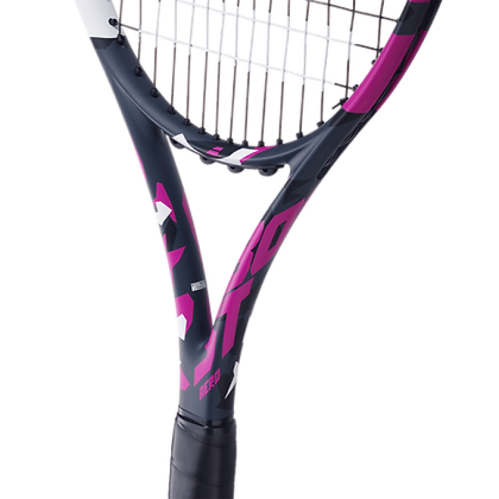Babolat Boost Aero Pink Tennis Racquet - 260 g - Grey Pink White