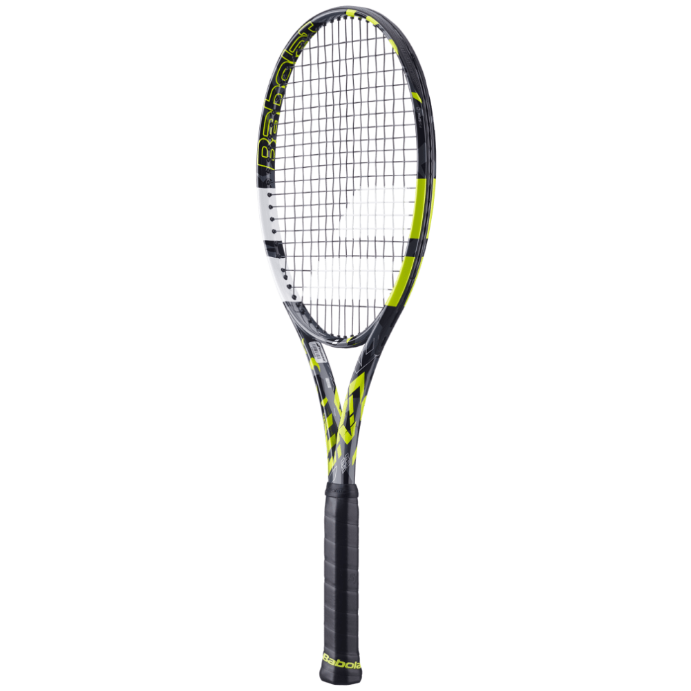 Babolat Pure Aero 98 Unstrung Tennis Racquet - 305 g - Grey Yellow White Babolat Pure Aero 98 Unstrung Tennis Racquet - 305 g - Grey Yellow White