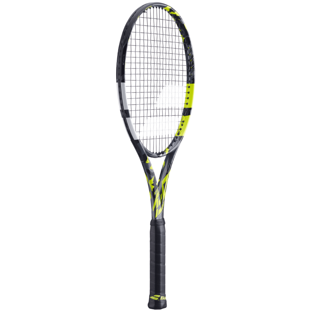 Babolat Pure Aero 98 Unstrung Tennis Racquet - 305 g - Grey Yellow White Babolat Pure Aero 98 Unstrung Tennis Racquet - 305 g - Grey Yellow White