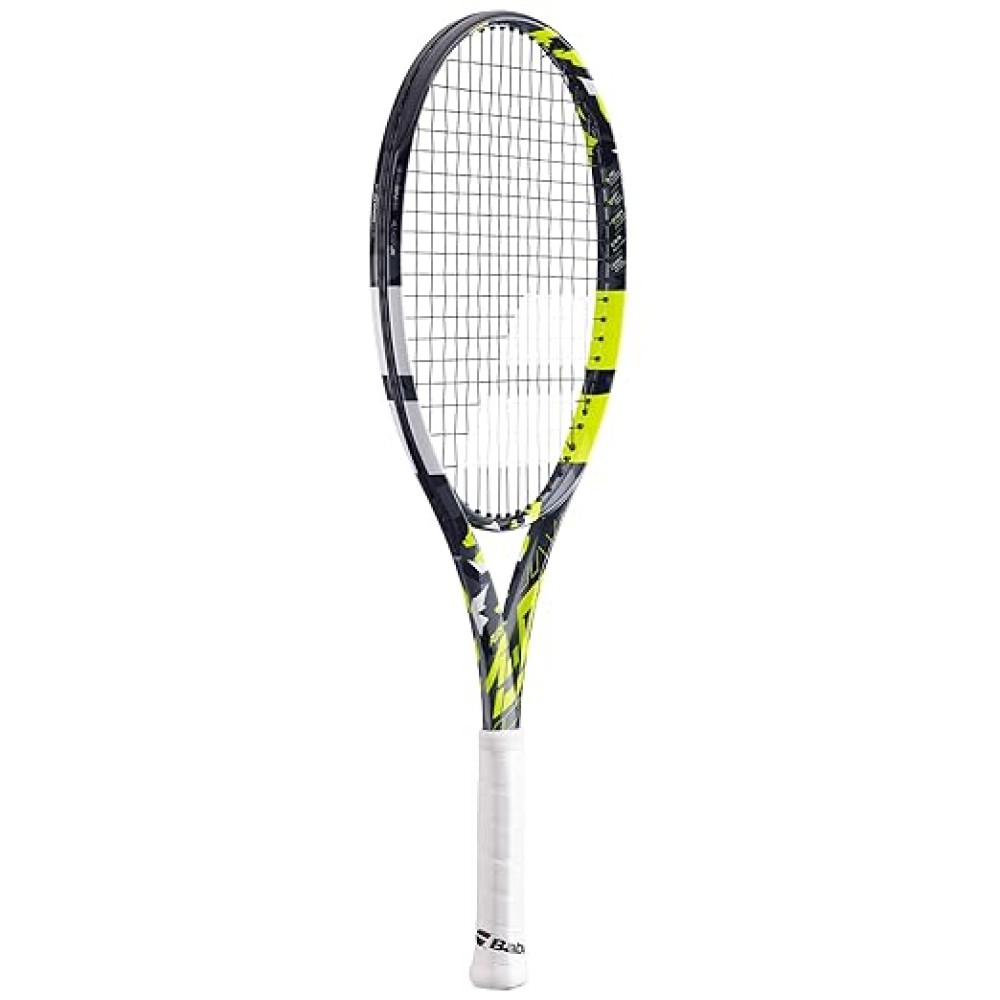 Babolat Pure Aero Junior 26 Tennis Racquet - 250 g - Grey Yellow White