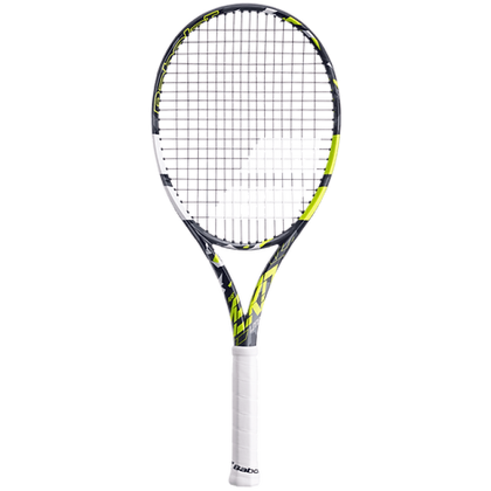 Babolat Pure Aero Lite 2023 Unstrung Tennis Racquet - 270 g - Grey Yellow White