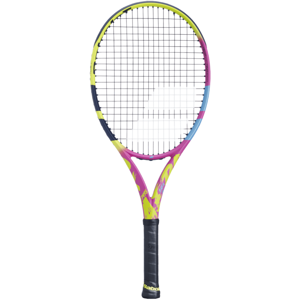 Babolat Pure Aero Rafa Junior 26 Tennis Racquet - 250 g - Yellow Pink Blue