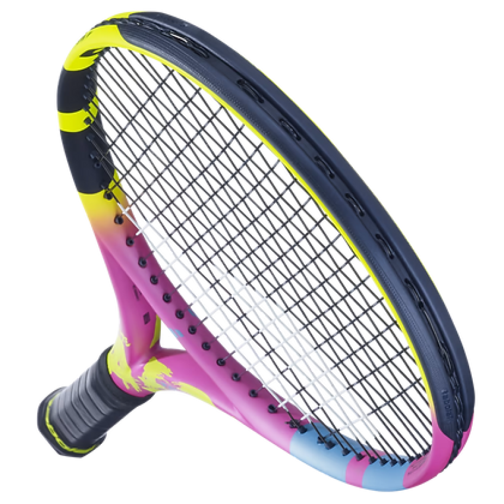 Babolat Pure Aero Rafa Origin Unstrung Tennis Racquet - 317 g - Yellow Pink Blue