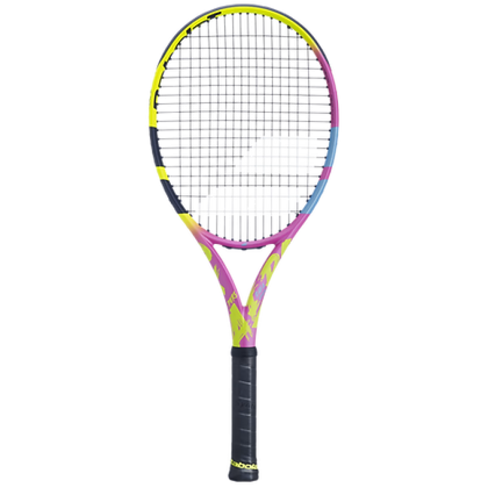 Babolat Pure Aero Rafa Origin Unstrung Tennis Racquet - 317 g - Yellow Pink Blue
