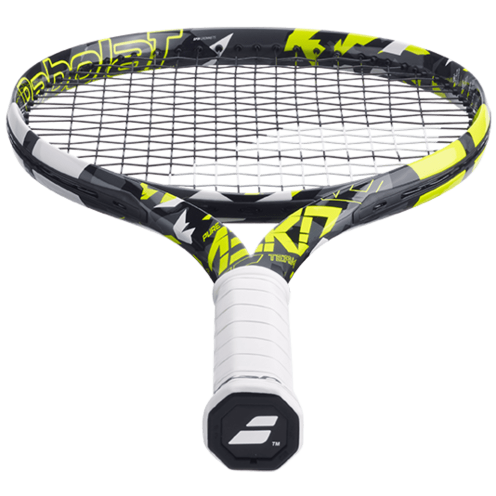 Babolat Pure Aero Team 2023 Unstrung Tennis Racquet - 285 g - Grey Yellow White Babolat Pure Aero Team 2023 Unstrung Tennis Racquet - 285 g - Grey Yellow White