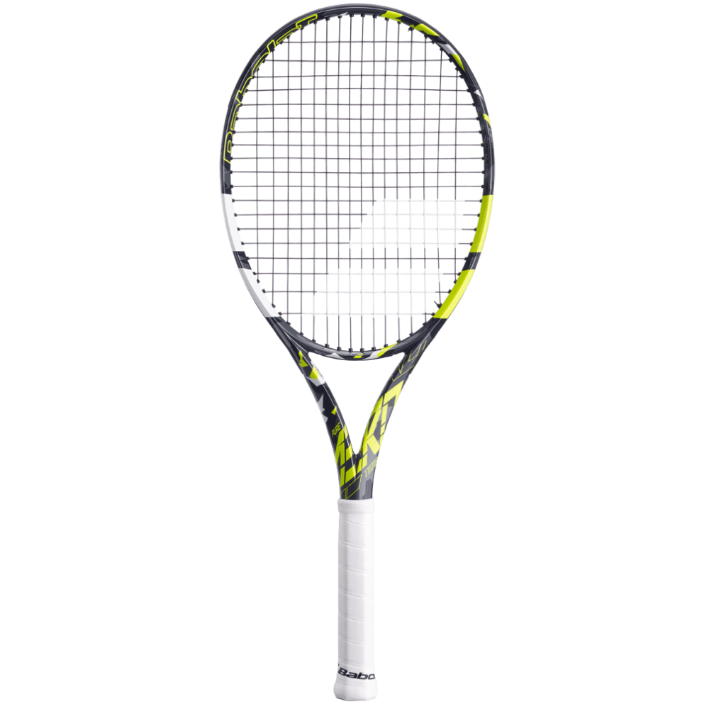 Babolat Pure Aero Team 2023 Unstrung Tennis Racquet - 285 g - Grey Yellow White Babolat Pure Aero Team 2023 Unstrung Tennis Racquet - 285 g - Grey Yellow White
