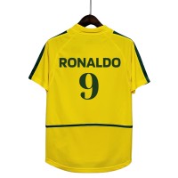Brazil 2002 Home Retro Football Jersey