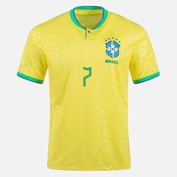 Brazil 22/23 Home Replica Football Fan Soccer Jersey