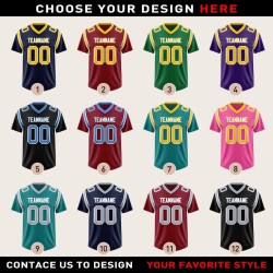 Custom Football Jersey for Men and Women with Name and Number Personalisation Custom Football Jersey for Men and Women with Name and Number Personalisation