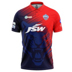 Delhi Capitals New IPL Replica Jersey 2022 (DC 2022 With Name Personalization)