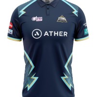 Gujrat Titans IPL Replica Cricket Jersey 2022 (GT 2022 With Name Personalization)