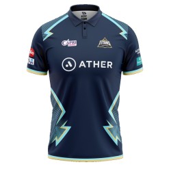 Gujrat Titans IPL Replica Cricket Jersey 2022 (GT 2022 With Name Personalization)
