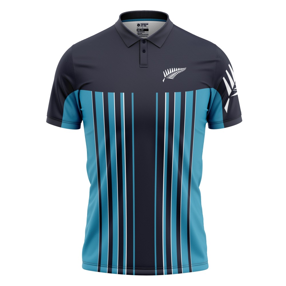 New Zealand ODI World Cup 1997 Half Sleeves Cricket Fan Jersey - 100% Dryfit Polyester - With Name Personalisation