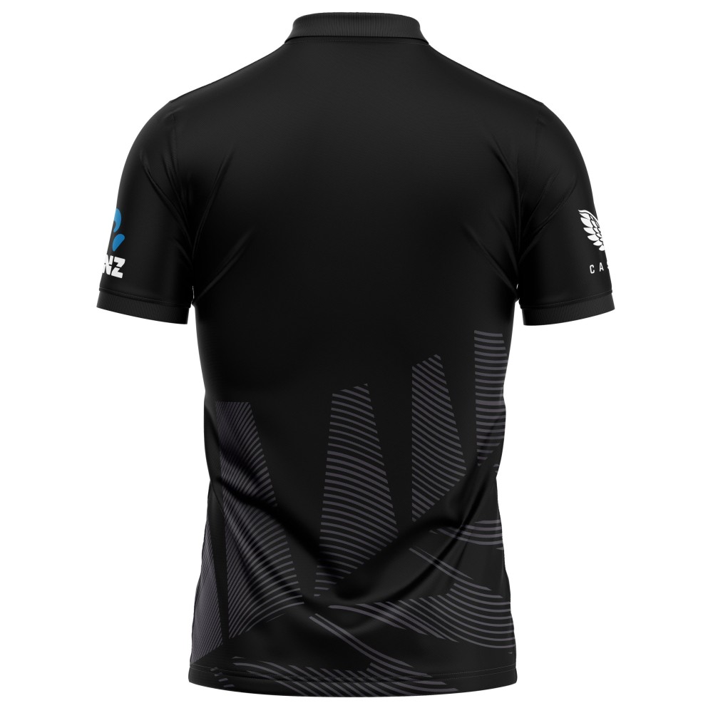 New Zealand ODI World Cup 2025 Half Sleeves Cricket Fan Jersey - 100% Dryfit Polyester - With Name Personalisation New Zealand ODI World Cup 2025 Half Sleeves Cricket Fan Jersey - 100% Dryfit Polyester - With Name Personalisation