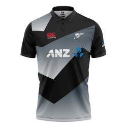New Zealand T20 World Cup 2022 Half Sleeves Cricket Fan Jersey - 100% Dryfit Polyester - With Name Personalization