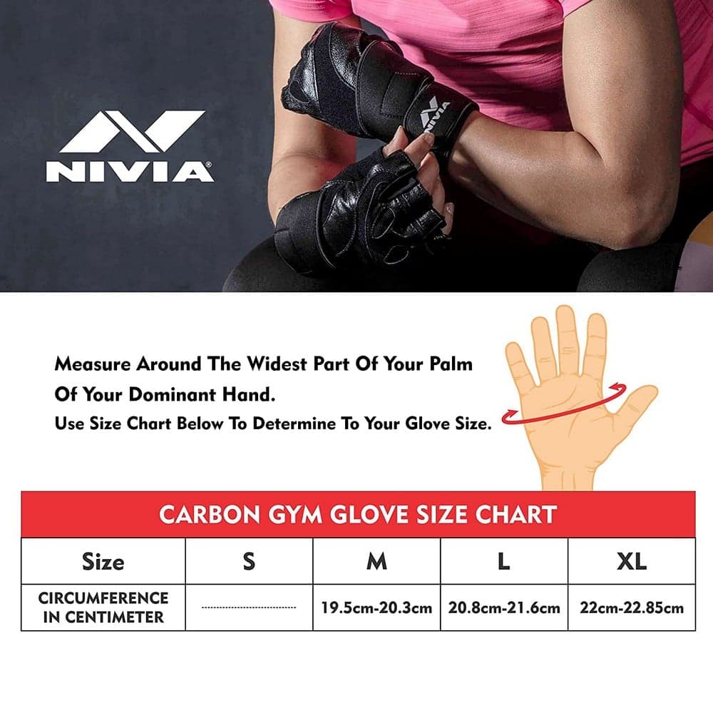Nivia Carbon Weightliftng Gloves