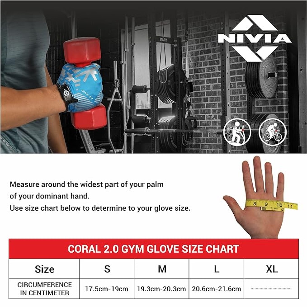 Nivia Coral 2.0 Gym Gloves