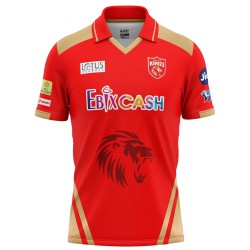 Punjab Kings IPL Replica Jersey 2022 (PK 2022 With Name Personalization)