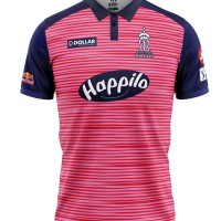 Rajasthan Royals IPL Replica Cricket Jersey 2022 (RR IPL Jersey with Name Personalization)