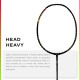 Young The Humming Bird Black Green Red Badminton Racket + R2 Black Blue Kitbag Combo