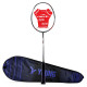 Young Fury X Lite (78 g, 30 LBS) Unstrung Badminton Racquet with Full Cover (Black Green)