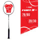 Young Fury X Lite (78 g, 30 LBS) Unstrung Badminton Racquet with Full Cover (Black Green)