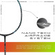 Young The Humming Bird Black Blue Green Badminton Racket + R2 Black Gold Kitbag Combo