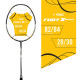 Young Fury X Power (Full Graphite, 30 LBS) Unstrung Badminton Racquet with Full Cover (Black Gold)
