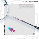 Young Y Flash iSpeed (30T Top Grade Japanese Graphite, 32LBS) Aero Hexa Frame, Head Heavy Badminton Racket with Customization and Full Cover (White Blue)