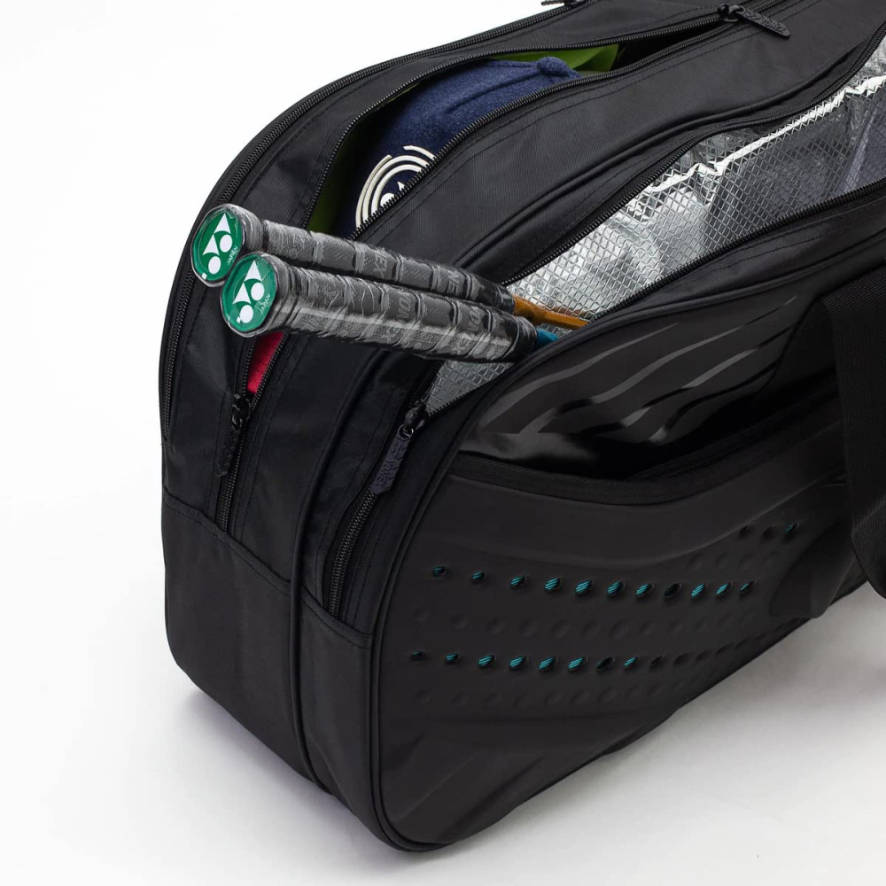 YONEX Badminton Tournament Bag 2231 Black (3D Logo) (Black Black Ceramic)
