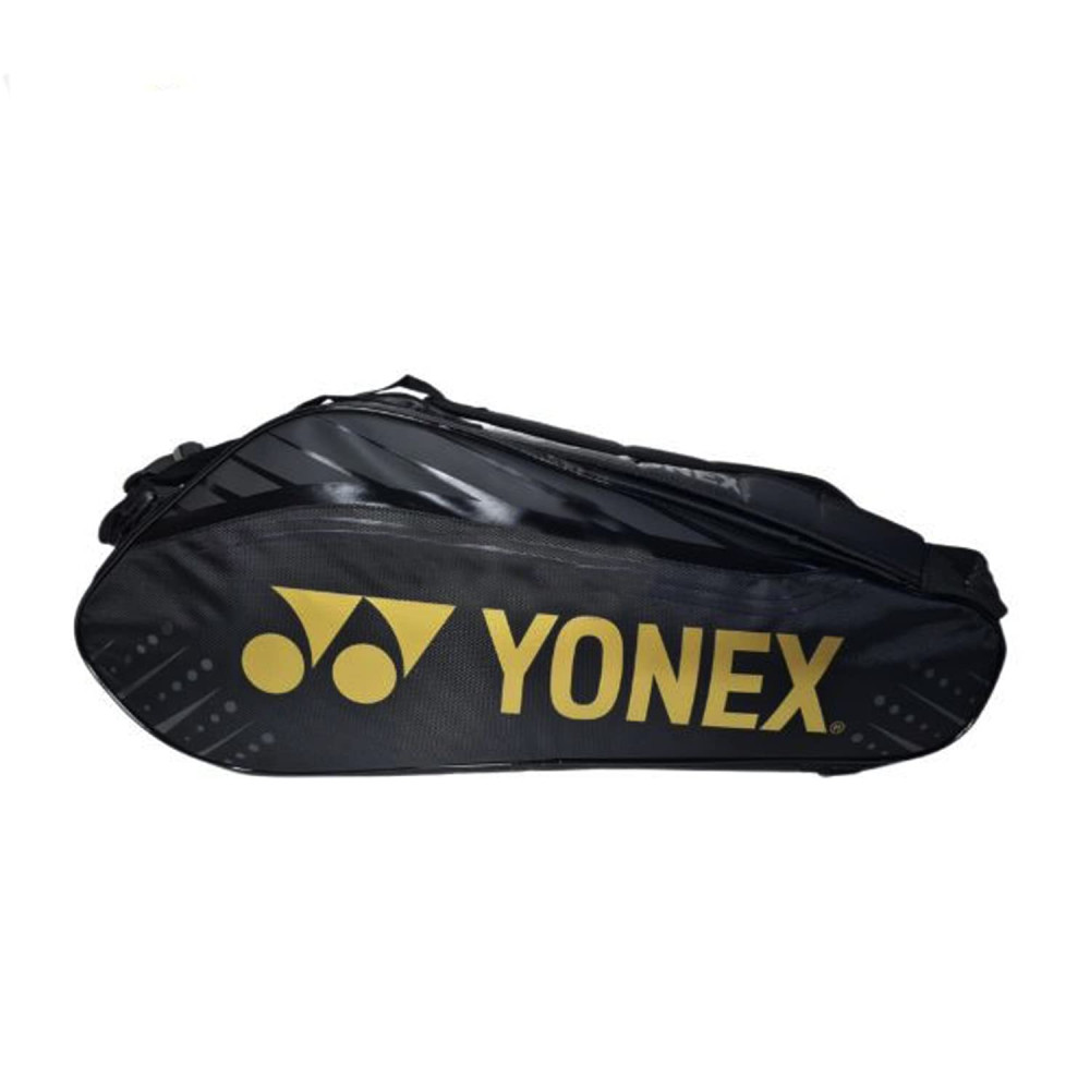 Yonex 2226 Black Edition Badminton Racquet KitBag, Black/Rich Gold