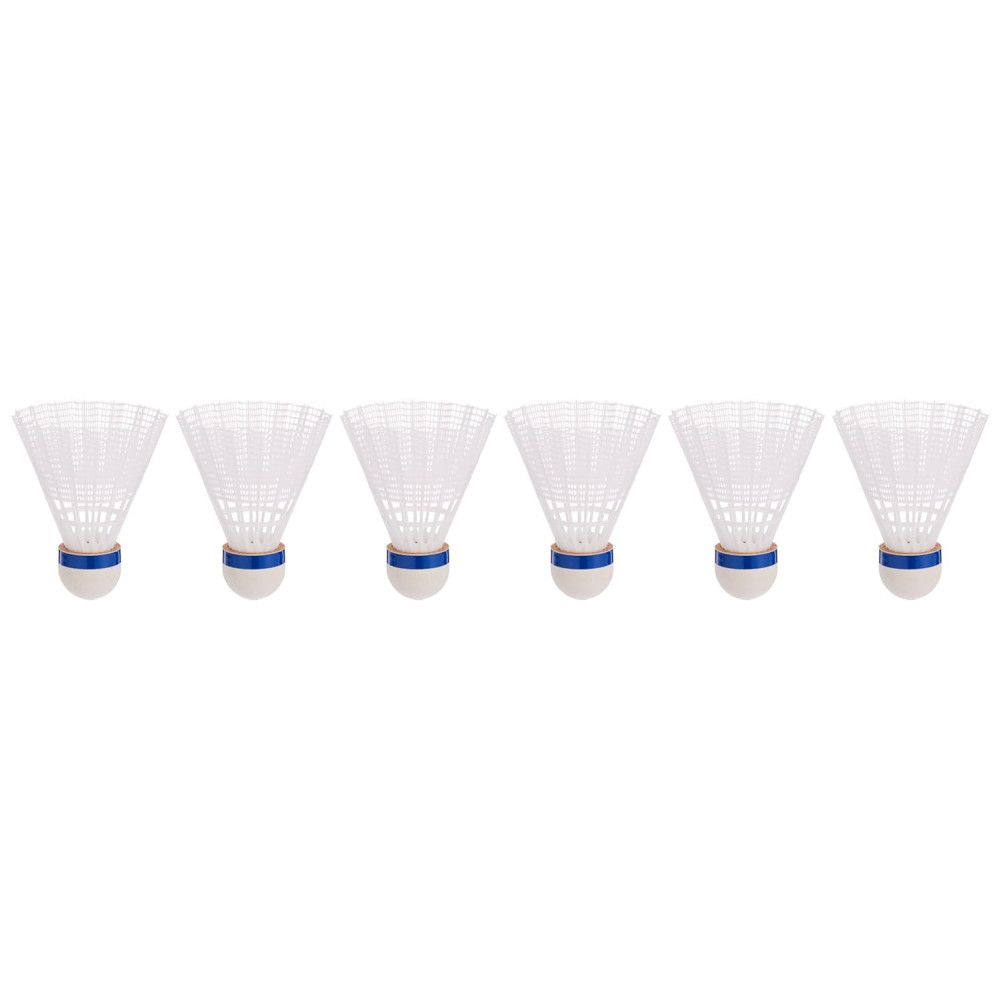 Yonex Mavis 10 Nylon Shuttlecock, Yellow, Pack of 6 | Made in Japan (Green Cap)