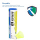 Yonex Mavis 10 Nylon Shuttlecock, Yellow, Pack of 6 | Made in Japan (Green Cap)