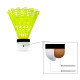 Li-Ning Bolt Gold Nylon Badminton Shuttlecock (Yellow, Slow Speed) | High Quality | Natural Cork Base