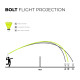Li-Ning Bolt Gold Nylon Badminton Shuttlecock (Yellow, Slow Speed) | High Quality | Natural Cork Base