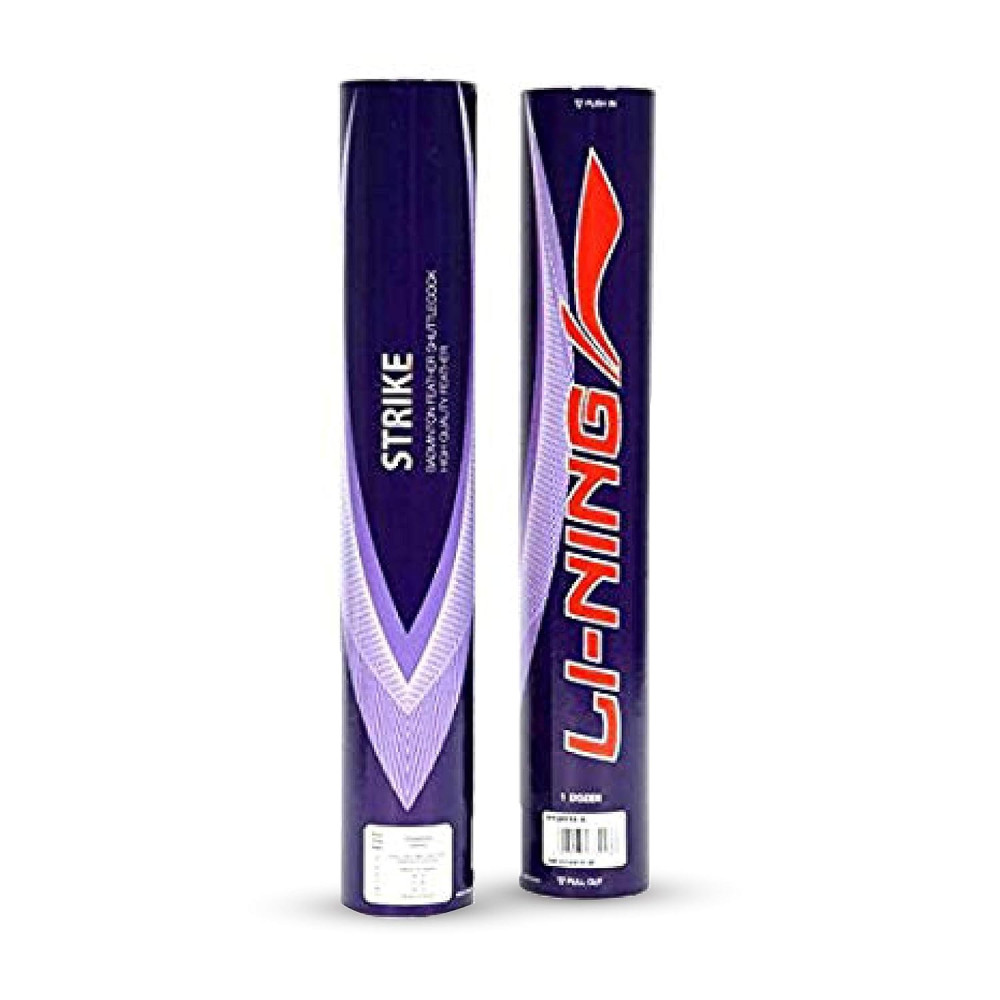 Li-Ning Strike Speed 77 Feather Shuttlecock (White Natural)