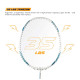 Apacs Asgardia Control (73 grams Ultra Lightweight) Made in Vietnam | Japanese Graphite Unstrung Badminton Racket with Full Cover | G2-4 1/8 inches (Orange)