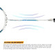 Apacs Asgardia Control (73 grams Ultra Lightweight) Made in Vietnam | Japanese Graphite Unstrung Badminton Racket with Full Cover | G2-4 1/8 inches (Orange)