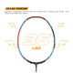 Apacs Asgardia Control (73 grams Ultra Lightweight) Made in Vietnam | Japanese Graphite Unstrung Badminton Racket with Full Cover | G2-4 1/8 inches (Orange)