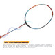 Apacs Asgardia Control (73 grams Ultra Lightweight) Made in Vietnam | Japanese Graphite Unstrung Badminton Racket with Full Cover | G2-4 1/8 inches (Orange)