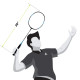 Apacs Z-Ziggler Lite (76g, 33 LBS) Unstrung Badminton Racquet with Full Cover (Black/Blue)
